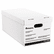 UNV952204 Lift-Off Lid File Storage Box, Letter, Fiberboard, White, 4/Carton By UNIVERSAL OFFICE PRODUCTS