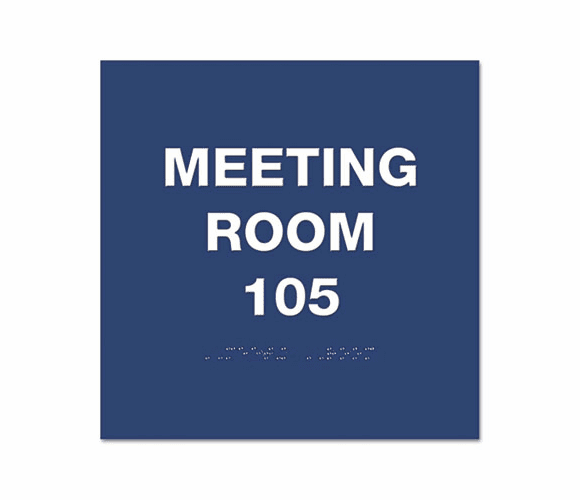 USS5475 Custom Signs, Assorted, 6 x 6 x 1/8 By U. S. STAMP & SIGN