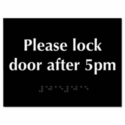 USS5476 Custom Signs, Assorted, 8 x 6 x 1/8 By U. S. STAMP & SIGN