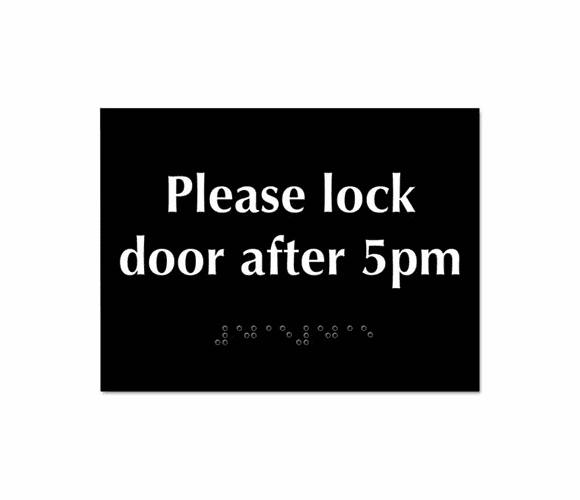 USS5476 Custom Signs, Assorted, 8 x 6 x 1/8 By U. S. STAMP & SIGN