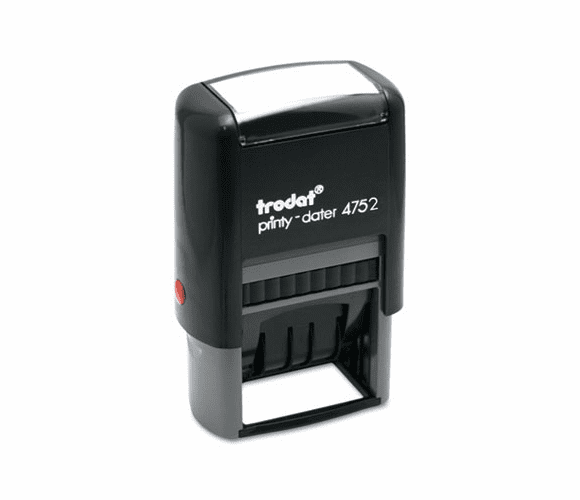 USSE4752 Trodat Economy Stamp, Dater, Self-Inking, 1 5/8 x 1, Blue/Red By U. S. STAMP & SIGN