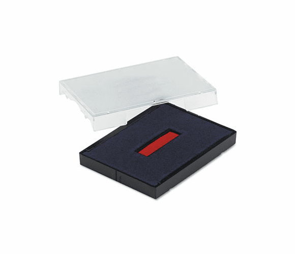 USSP4727BR Trodat T4727 Dater Replacement Pad, 1 5/8 x 2 1/2, Red/Blue By U. S. STAMP & SIGN
