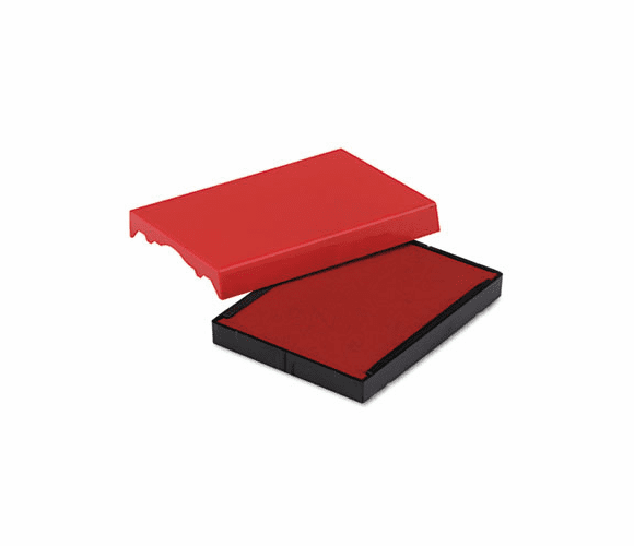 USSP4727RD Trodat T4727 Dater Replacement Pad, 1 5/8 x 2 1/2, Red By U. S. STAMP & SIGN