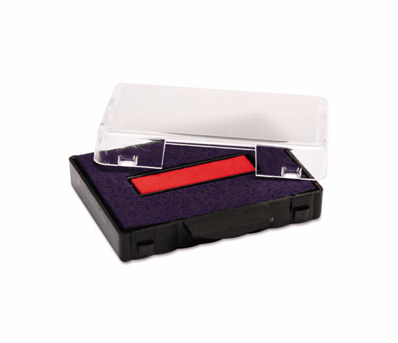USSP5430BR Trodat T5430 Stamp Replacement Ink Pad, 1 x 1 5/8, Red/Blue By U. S. STAMP & SIGN
