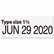 USSRD015 Rubber Stamp, Dater, Conventional, Type Size 1 1/2 By U. S. STAMP & SIGN