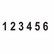 USSRN034 Rubber Numberer, Conventional, Type Size 3, Four Bands By U. S. STAMP & SIGN