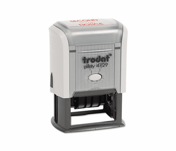 USST4729 Custom Dater, Self-Inking, 2 x 1 3/16, Black/Blue/Red By U. S. STAMP & SIGN