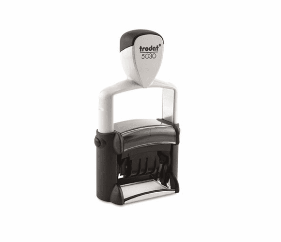 USST5030 Trodat Professional Stamp, Dater, Self-Inking, 1 5/8 x 3/8, Black By U. S. STAMP & SIGN