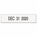 USST5030 Trodat Professional Stamp, Dater, Self-Inking, 1 5/8 x 3/8, Black By U. S. STAMP & SIGN