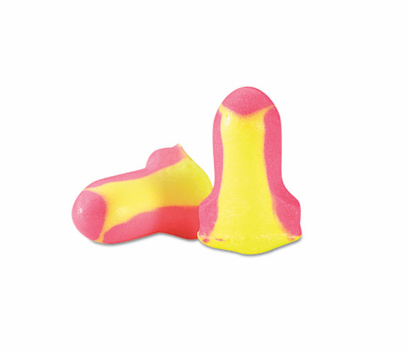 UVXR01680 Leight Sleepers Earplugs, Cordless, Foam, Pink/Yellow, 60 Pairs/Box By HONEYWELL ENVIRONMENTAL