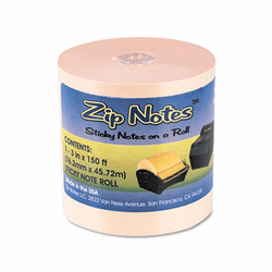 VCT10022 Note Refill Roll, 150 ft., Yellow By ZIP NOTES, LLC