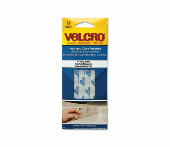 VEK91389 Hook to Hook Fasteners, Clear By VELCRO USA, INC.