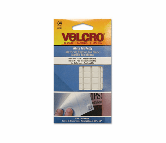 VEK91396 Sticky Fix Tak, Removable, 84 Squares/Pack By VELCRO USA, INC.
