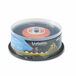 VER94488 Digital Vinyl CD-R Discs, 700MB/80min, Spindle, 25/Pack By VERBATIM CORPORATION