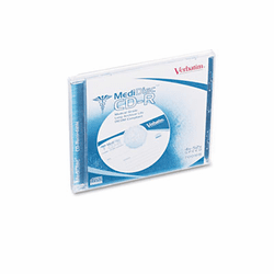 VER94736 Medical Grade CD-R Disc, 700MB/80min, 52x, w/Jewel Case, White By VERBATIM CORPORATION