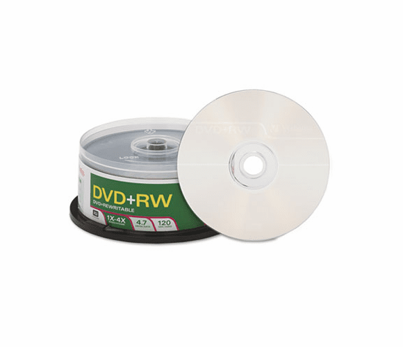 VER94834 DVD+RW Discs, 4.7GB, 4x, Spindle, 30/Pack By VERBATIM CORPORATION