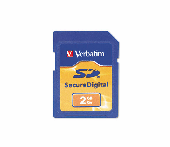 VER95407 Secure Digital Memory Card, 2GB By VERBATIM CORPORATION