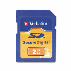 VER95407 Secure Digital Memory Card, 2GB By VERBATIM CORPORATION