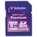 VER96318 Premium SDHC Memory Card, Class 6, 8GB By VERBATIM CORPORATION