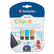 VER97563 Clip-It USB Flash Drive, 4G, 3-Pack:  Blue, Green, Orange By VERBATIM CORPORATION