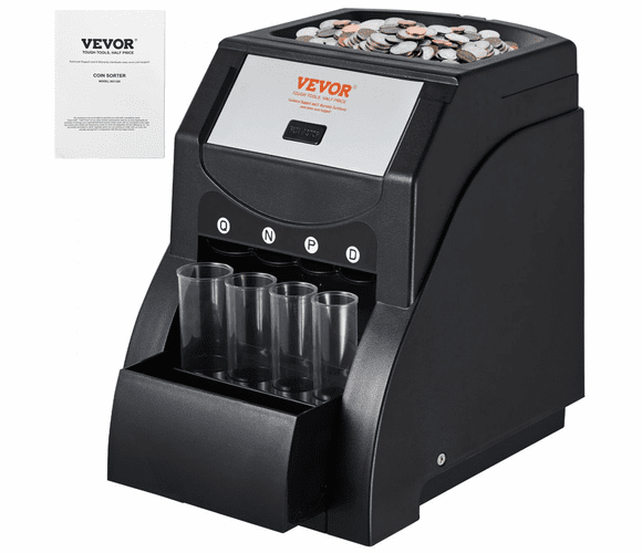 VEVOR USD Coin Sorter, Coin Sorter Machine