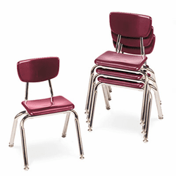 VIR301450 3000 Series Classroom Chairs, 14" Seat Height, Wine, 4/Carton By VIRCO, INC.