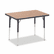 VIR482436084 4000 Series Rectangular Activity Table, 36w x 24d x 30h, Medium Oak By VIRCO, INC.