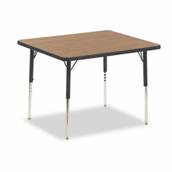 VIR483036084 4000 Series Rectangular Activity Table, 30w x 36d x 30h, Medium Oak By VIRCO, INC.