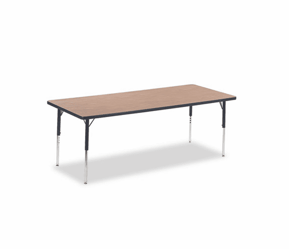 VIR483072084 4000 Series Rectangular Activity Table, 30w x 72d x 30h, Medium Oak By VIRCO, INC.