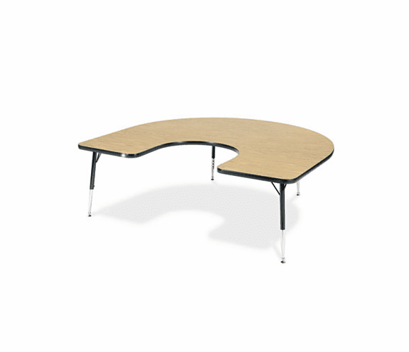 VIR48HR385 4000 Series Horseshoe Activity Table, 66w x 60d x 30h, Fusion Maple By VIRCO, INC.