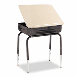VIR751M96 Lift-Lid Student Desk, 24w x 18d, Sandstone, 2/Carton By VIRCO, INC.