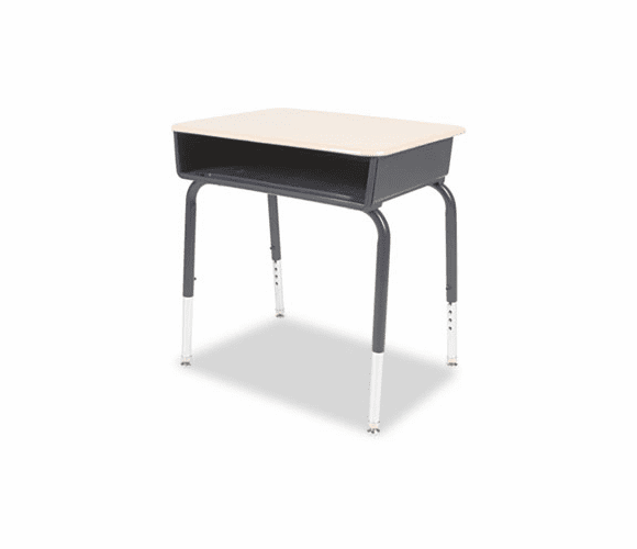 VIR785M38 Open Front Student Desk, 24w x 18d, Fusion Maple Top, 2/Carton By VIRCO, INC.