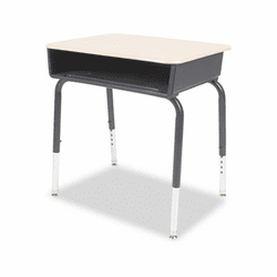 VIR785M38 Open Front Student Desk, 24w x 18d, Fusion Maple Top, 2/Carton By VIRCO, INC.