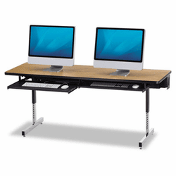 VIR872436078 8700 Series Rectangular Activity Table, 36w x 24d x 30h, Walnut By VIRCO, INC.