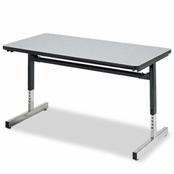 VIR872436091 8700 Series Rectangular Activity Table, 36w x 24d x 30h, Gray Nebula By VIRCO, INC.