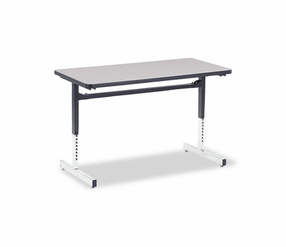 VIR872448091 8700 Series Rectangular Activity Table, 48w x 24d x 30h, Gray Nebula By VIRCO, INC.