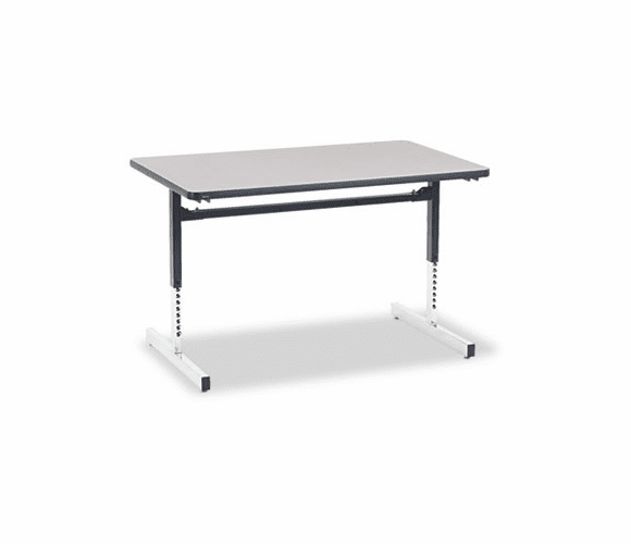 VIR873048091 8700 Series Rectangular Activity Table, 48w x 30d x 30h, Gray Nebula By VIRCO, INC.