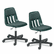 VIR9260PGC75 Height-Adjustable Padded Teacher's Chair, 25w x 28-1/4 to 33-3/8h, Forest Green By VIRCO, INC.