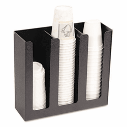 VRTVFPC1000 Cup Holder, 12-3/4w x 4-1/2d x 11-3/4d, Black By VERTIFLEX PRODUCTS