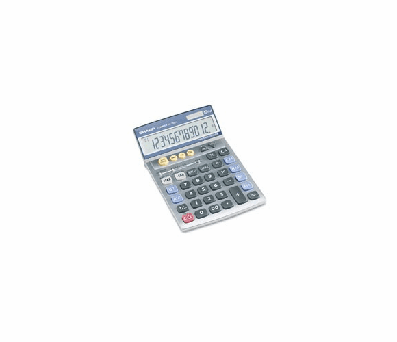 VX792C Portable Desktop/Handheld Calculator, 12-Digit LCD SHRVX792C By Sharp