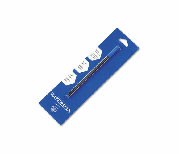 WAT54096P Refill for Waterman Roller Ball Pens, Fine, Blue Ink By SANFORD