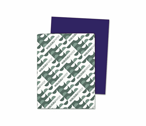 WAU21911 Astrobrights Colored Card Stock, 65 lbs., 8-1/2 x 11, Blast-Off Blue, 250 Sheets By WAUSAU PAPERS