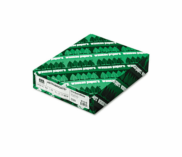 WAU22301 Astrobrights Colored Paper, 24lb, 8-1/2 x 11, Stardust White, 500 Sheets/Ream By WAUSAU PAPERS