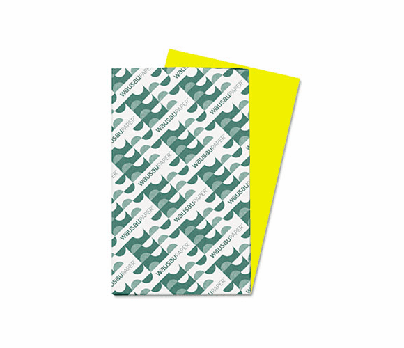 WAU22533 Astrobrights Colored Paper, 24lb, 11 x 17, Solar Yellow, 500 Sheets/Ream By WAUSAU PAPERS