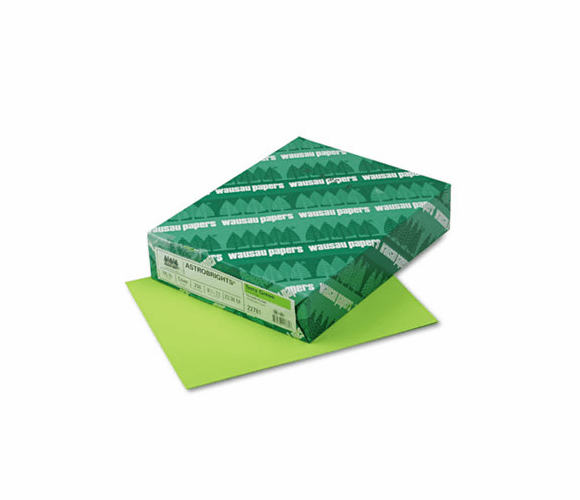 WAU22781 Astrobrights Colored Card Stock, 65 lbs., 8-1/2 x 11, Terra Green, 250 Sheets By WAUSAU PAPERS