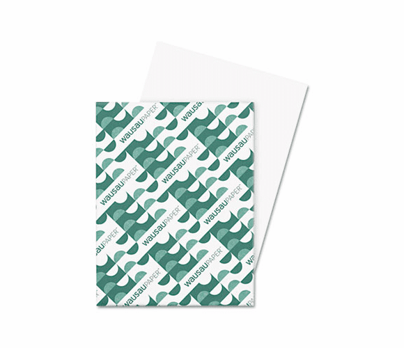 WAU40311 Exact Index Card Stock, 90 lbs., 8-1/2 x 11, White, 250 Sheets/Pack By WAUSAU PAPERS