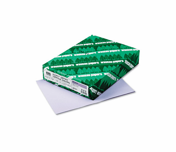WAU62421 Exact Colored Paper, 24lb, 8-1/2 x 11, Orchid, 500 Sheets/Ream By WAUSAU PAPERS