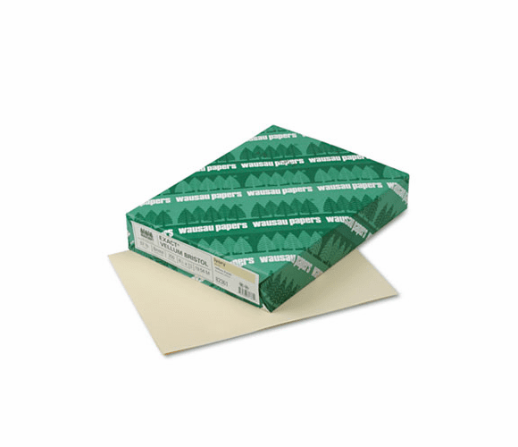 WAU82361 Exact Vellum Bristol Cover Stock, 67 lbs., 8-1/2 x 11, Ivory, 250 Sheets By WAUSAU PAPERS