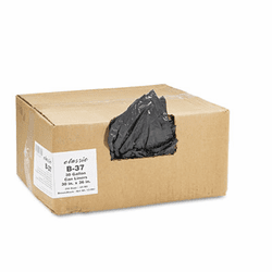 WBIB37 2-Ply Low-Density Can Liners, 30gal, 0.6mil,30 x 36, Black, 250/Carton By WEBSTER INDUSTRIES