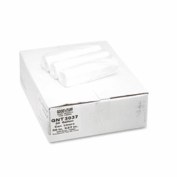 WBIGNT3037 High Density Waste Can Liners, 30 gal, 8 mic, 30 x 36, Natural, 500/Carton By WEBSTER INDUSTRIES